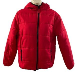 Sears Roebuck ~ Youth Red Puffer Jacket ~ size L 14/16